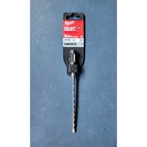Milwaukee (48-20-7411) 3/16" x 6" SDS Plus 4-Cutter Concrete Hammer Drill Bit